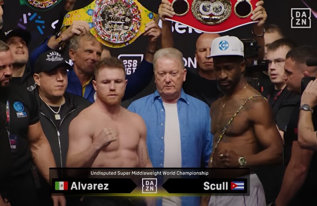 Canelo vs Scull Face Off