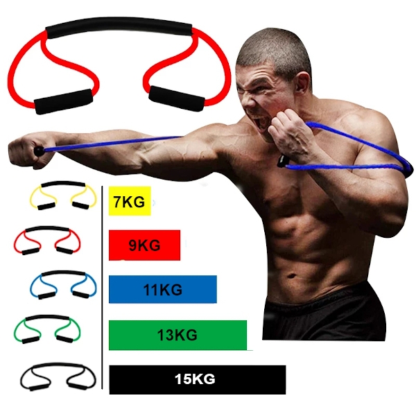 Resistance Band Straight Punches