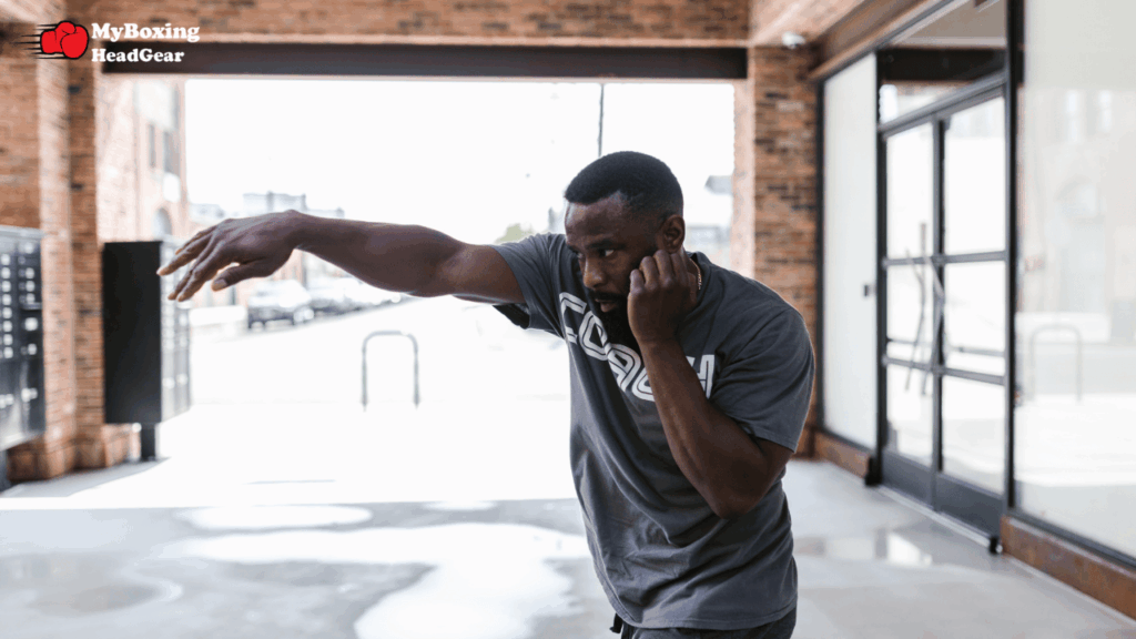 Man Practicing Shadowboxing