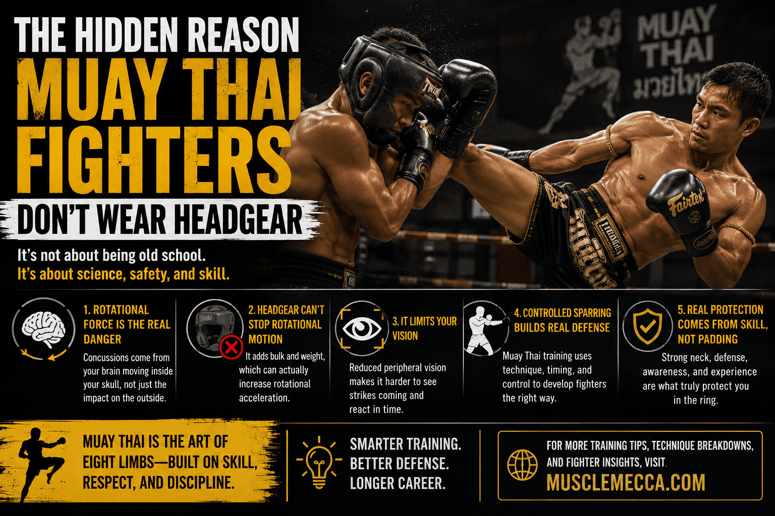 reasons why muay thai wears no headgear (1)